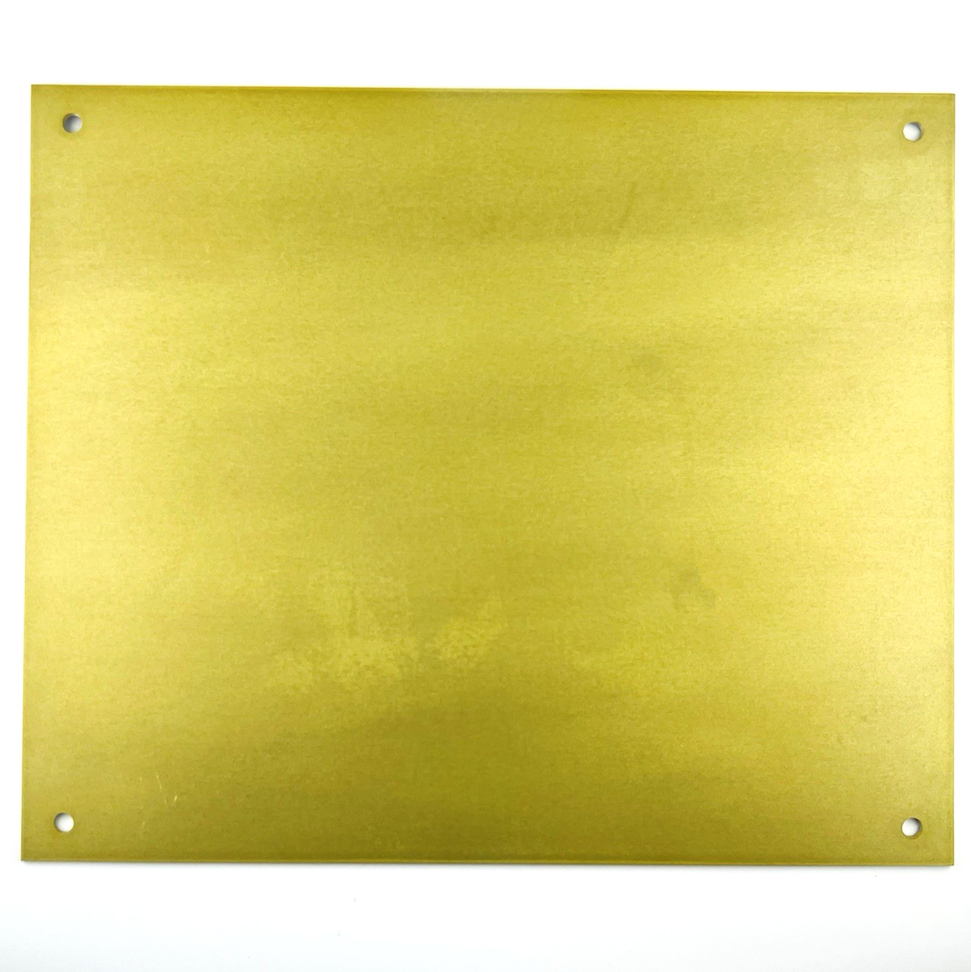 Pack Of 4 Aluminum Sign Sheet Plate 10×12″x 2mm Primed To Paint 6mm Pre-drilled