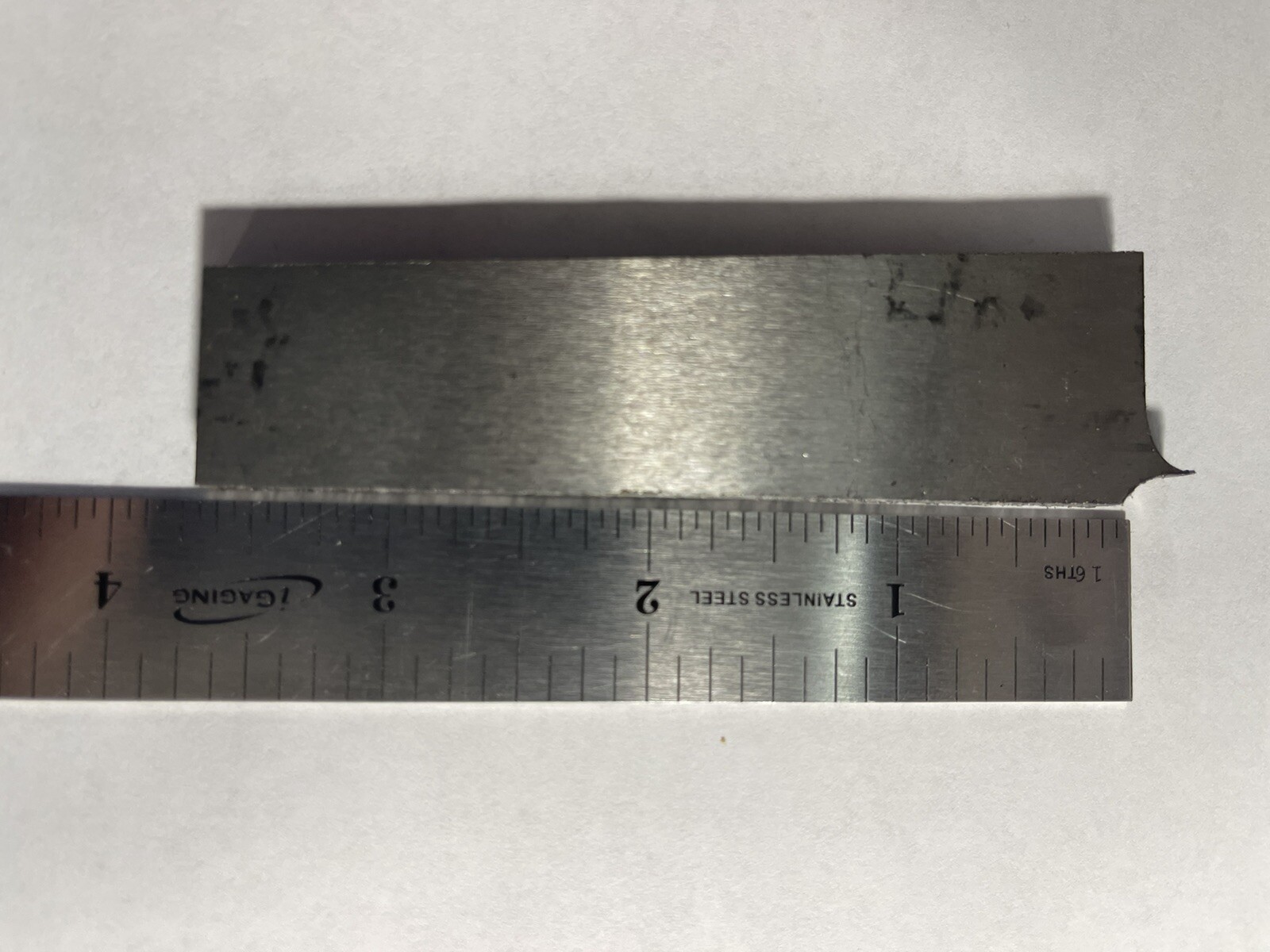 D2 TOOL STEEL KNIFE AND TOOL MAKING, OVERSIZE 3/16 FLAT STOCK, U.S.A.