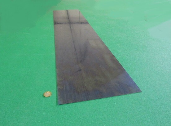 1095 Hard Blue Tempered Spring Steel Shim 0.050″ x 10.0″ x 48″ Length