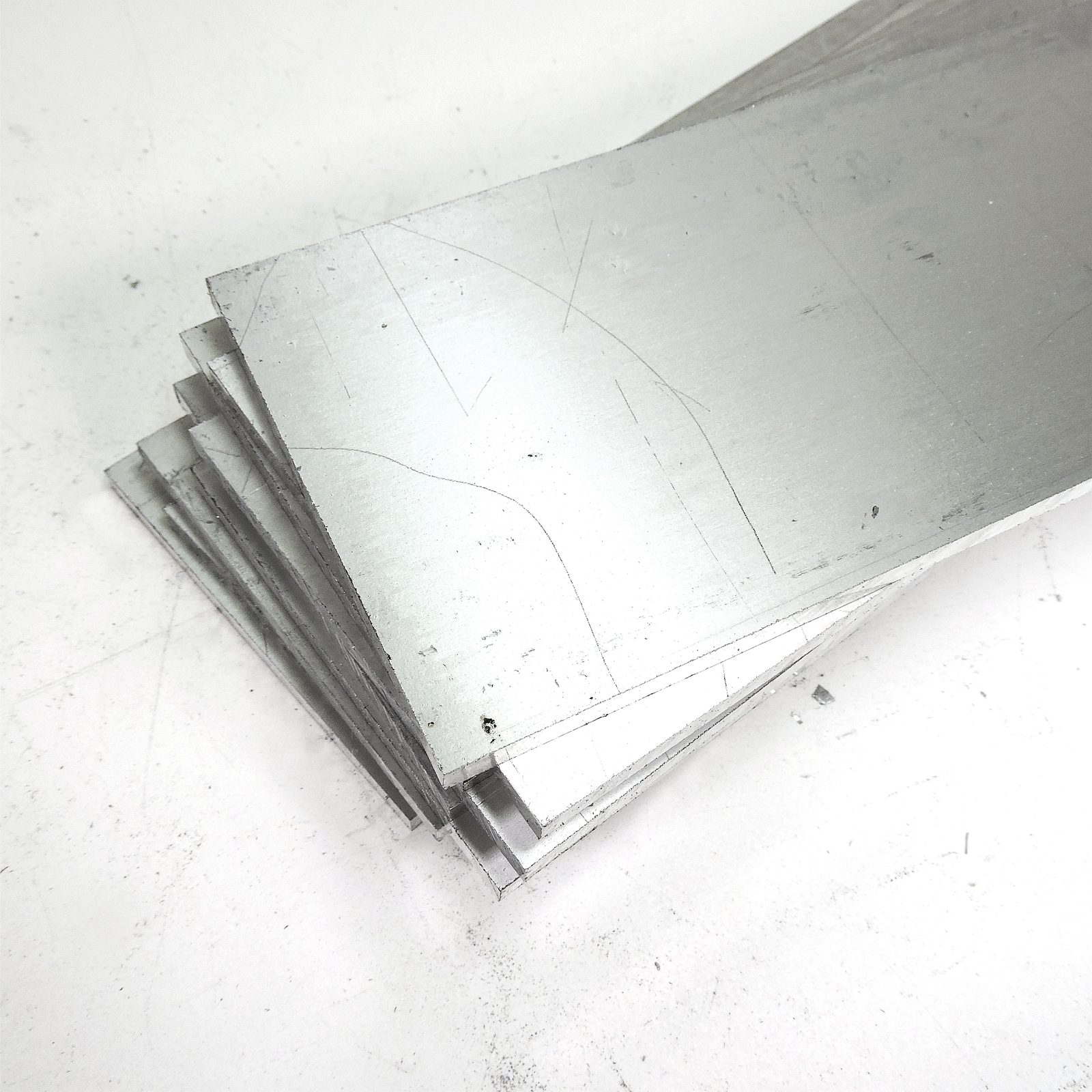 .1875″ thick Aluminum SHEET 3.125″ x 17.875″ Long Plate QTY 10 sku 240557