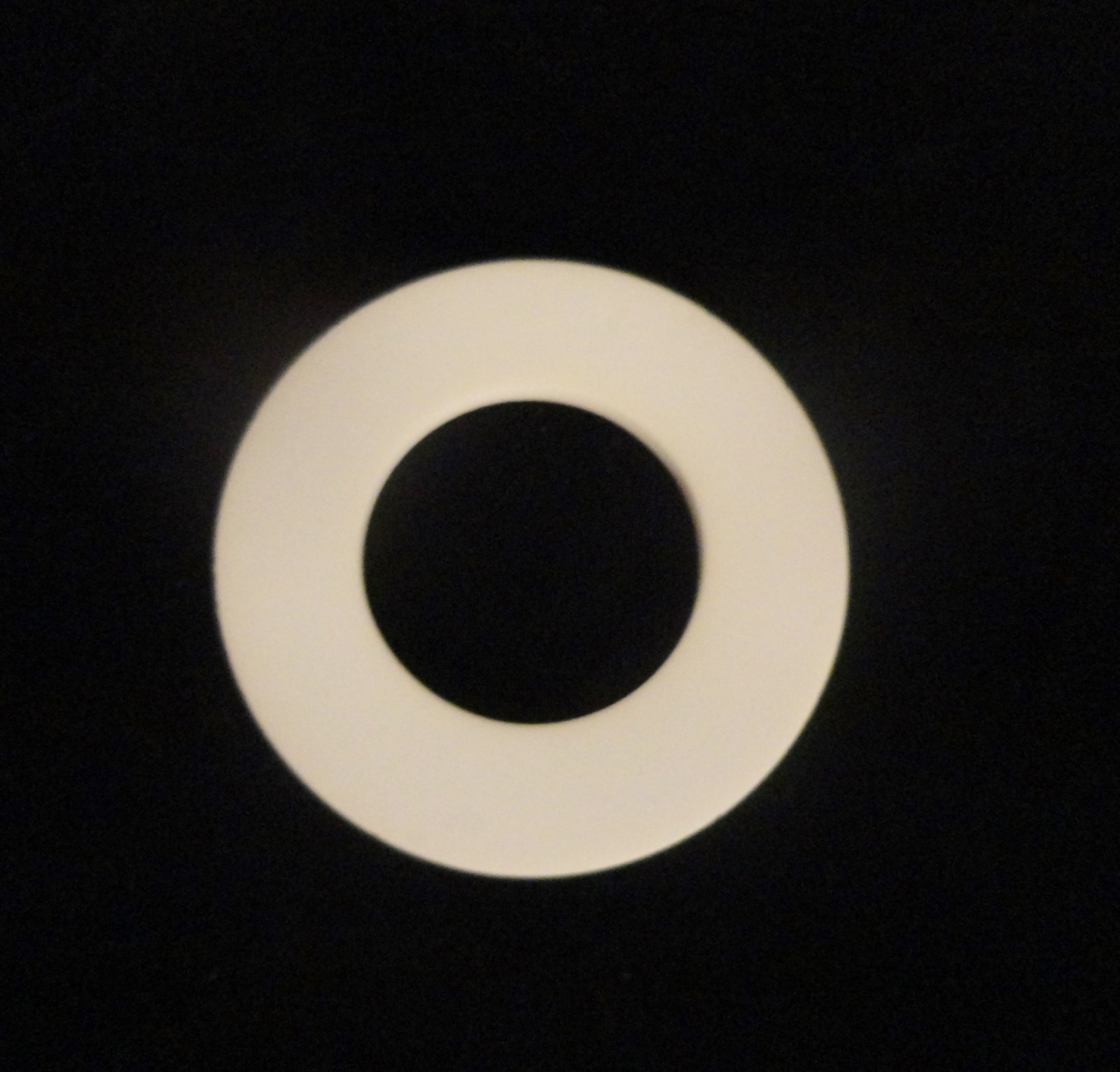 LARGE HIGH PURITY ALUMINA CERAMIC RING WASHER SPACER PLATE No.:3
