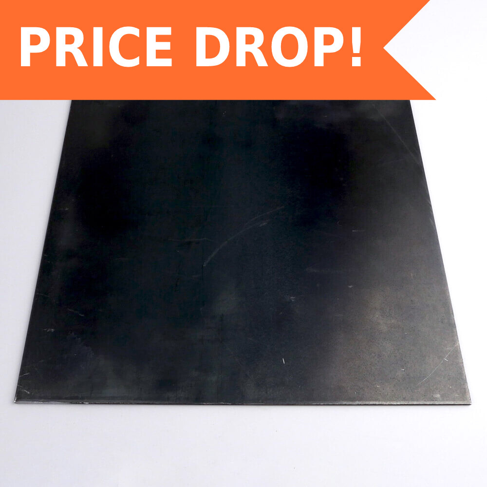 12 ga. (0.105″) Carbon Steel Sheet A569/ASTM A1011 Hot Rolled : 24.0″X24.0″