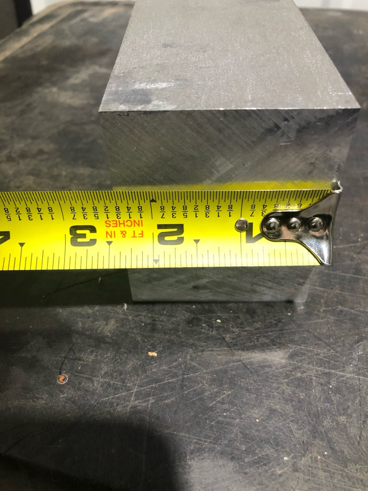 2-3/8” X 2-3/4” ALUM. 6061 FLAT BAR SOLID 9-1/4” Long Bar Stock Left Over Stock