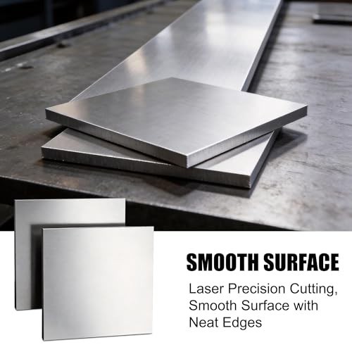 Aluminum Sheet Metal Sheets 16 x 16 in 2.5mm Flat Stock 4 Pack