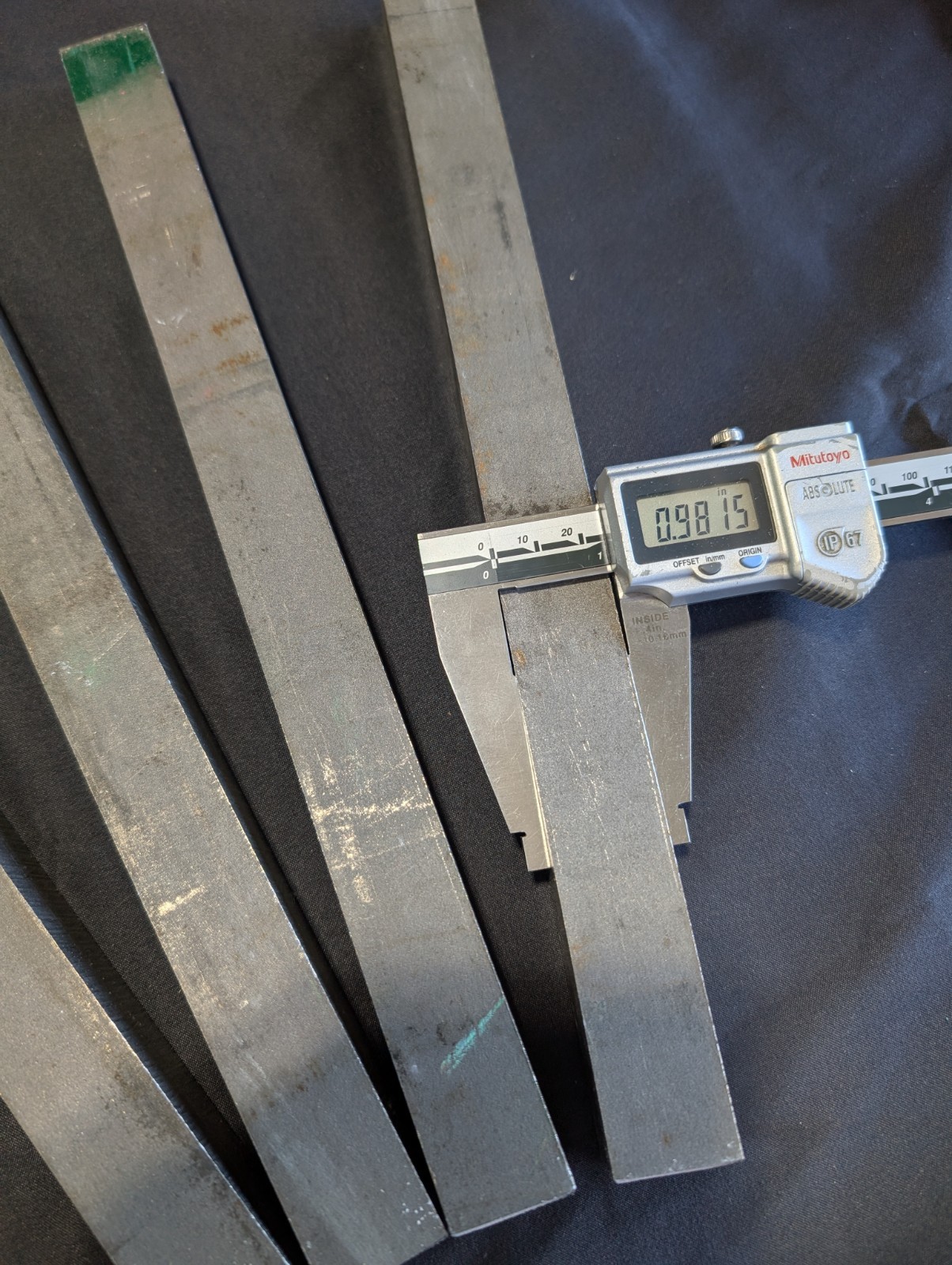.750x.960″ Titanium Flat Stock 12″ Long, 4 bars total, Ti6AL4V ELI Grade 23