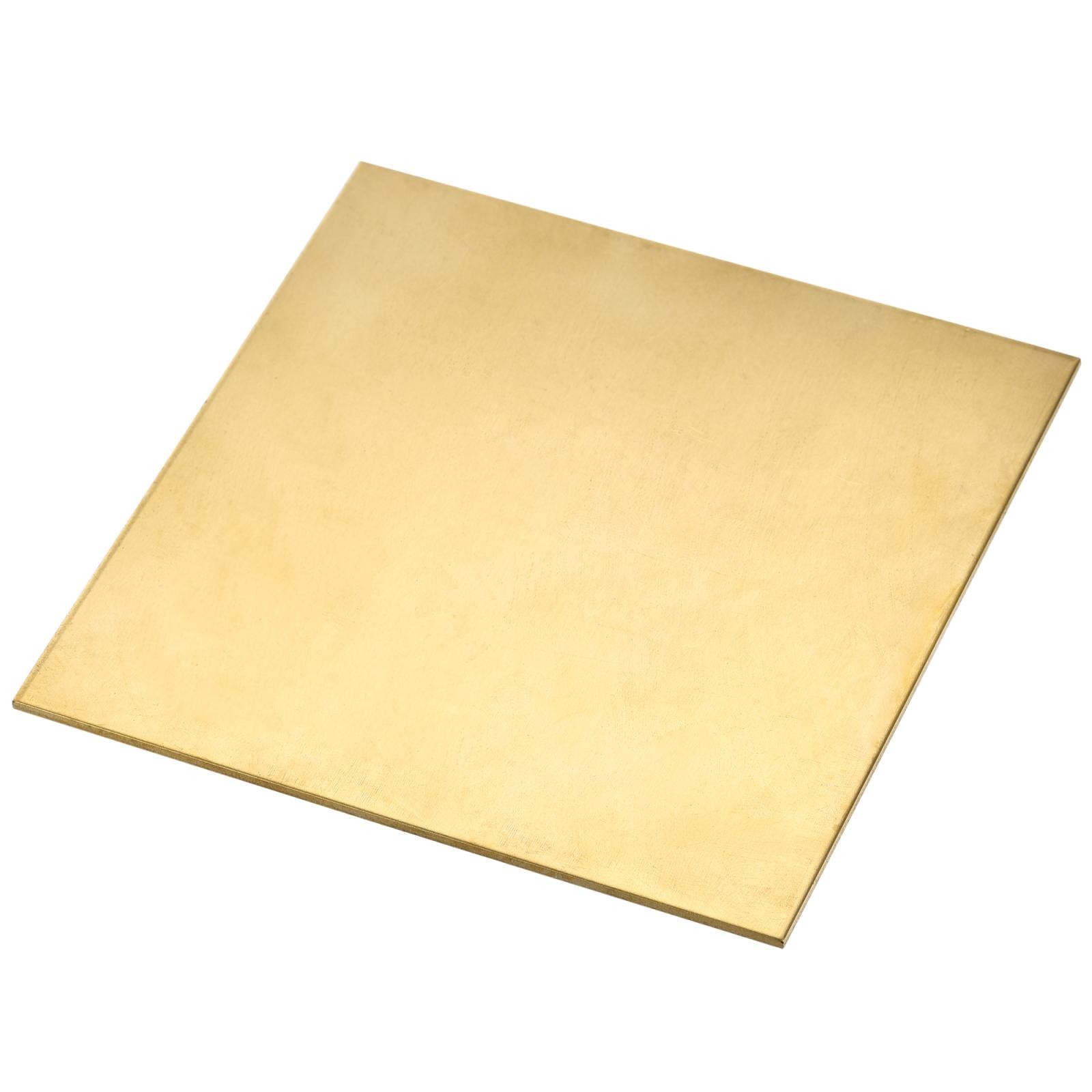 Brass Sheet Metal Sheets Plates 7.9″ x 7.9″ x 0.03″