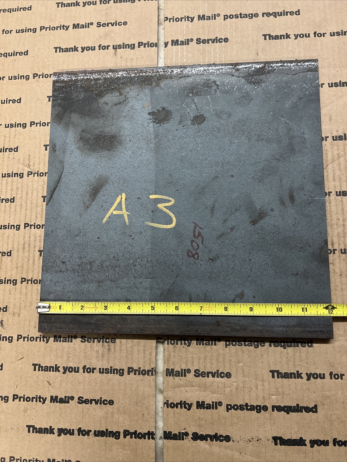 3/8 Steel Flat 12″ Wide X 12″ L Bar Bracing Welding Supports Industrial Plate