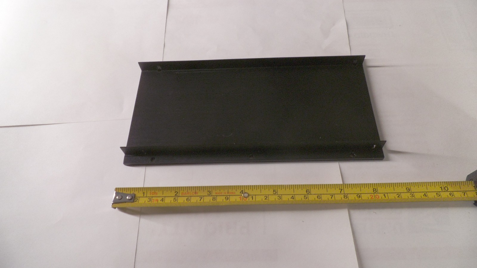 Anodized Aluminum plate, 8-1/2″ x 4-1/4″ x .182 thick