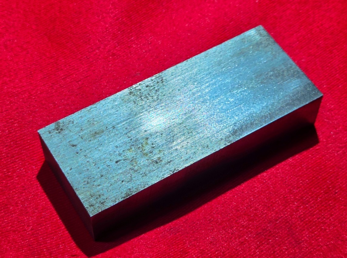D2 Tool Steel Block Billet 3.71″ L x 1.529″ W x 0.75″ Thick, 1 Lb 2.6 Oz.