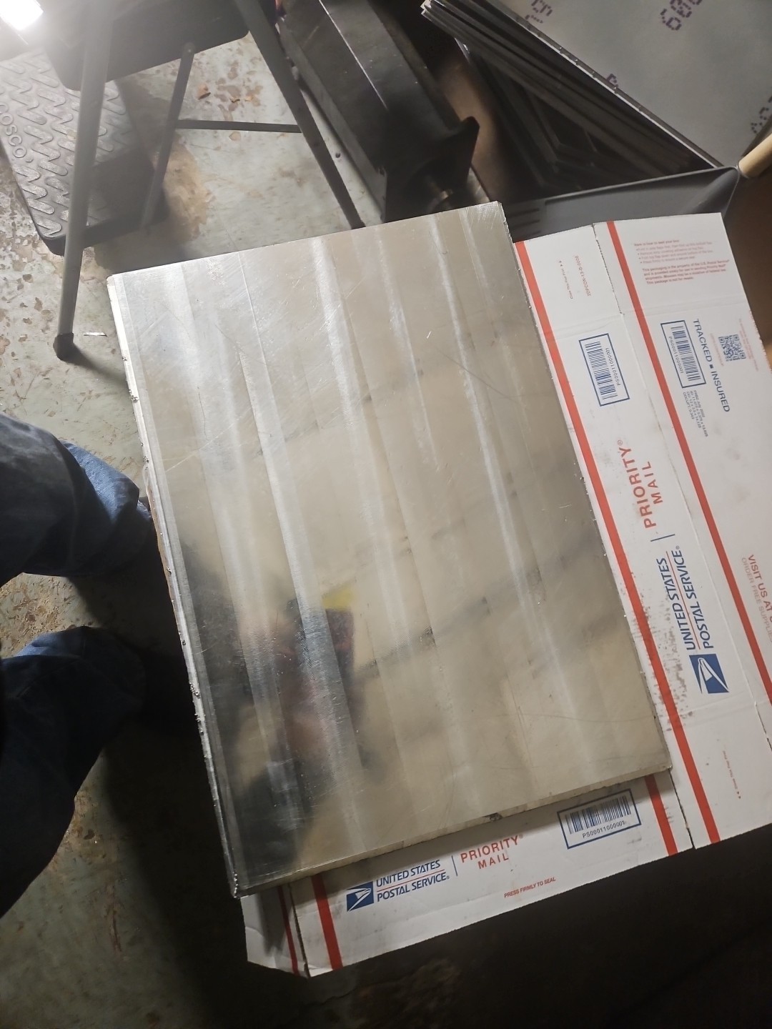 KAISER aluminum plate 6061-T651 3/4″ X 19″ X 13″” Made In USA
