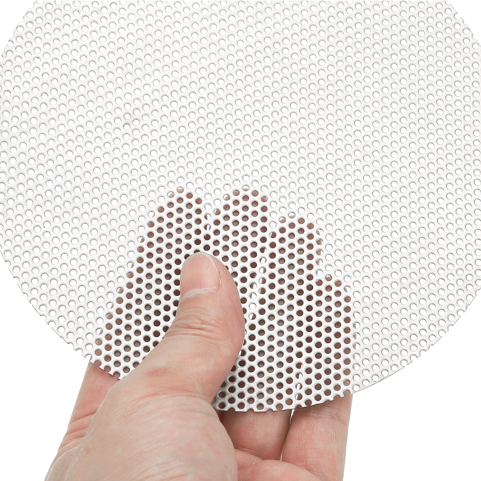 6″ 304 Stainless Steel Perforated Sheet, 0.06″ Hole Metal Mesh Plate