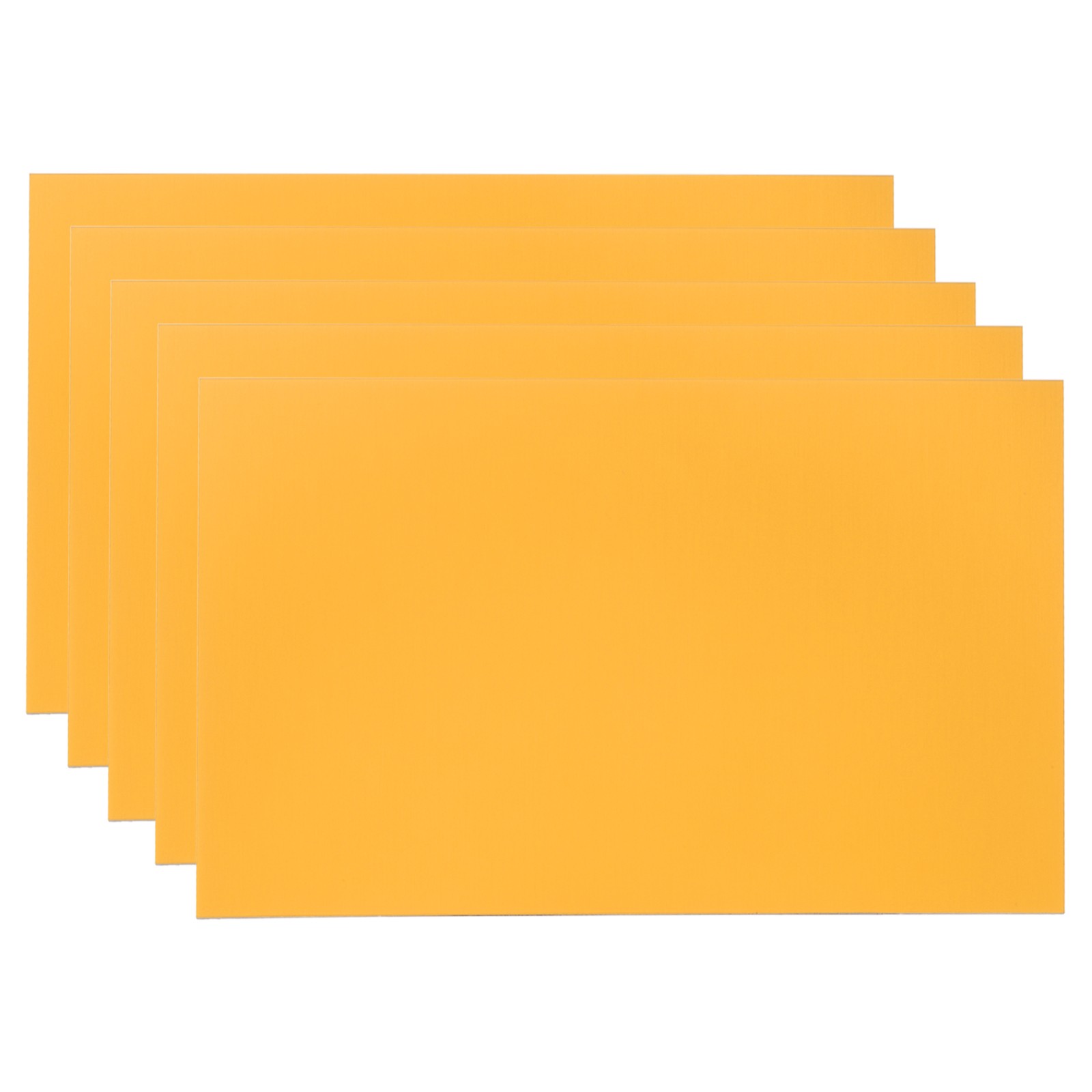 6×10 Inch Anodized Aluminum Sheet Metal, 5Pcs Laser Plates Engraving, Yellow