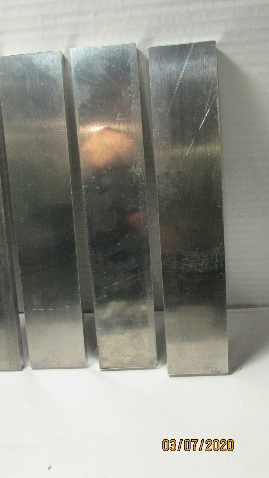 3/8″ X 2″ X 7-1/2″ — 6061 ALUMINUM FLAT BAR—2 PIECE LOT