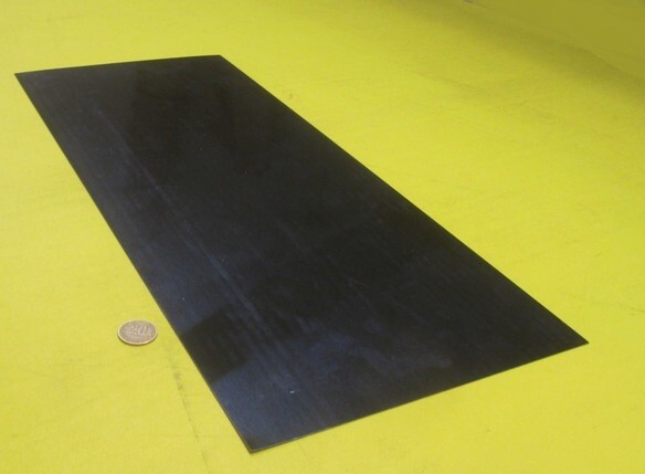 1095 Hard Blue Tempered Spring Steel Shim .035″ x 12.375″ x 24″ Length