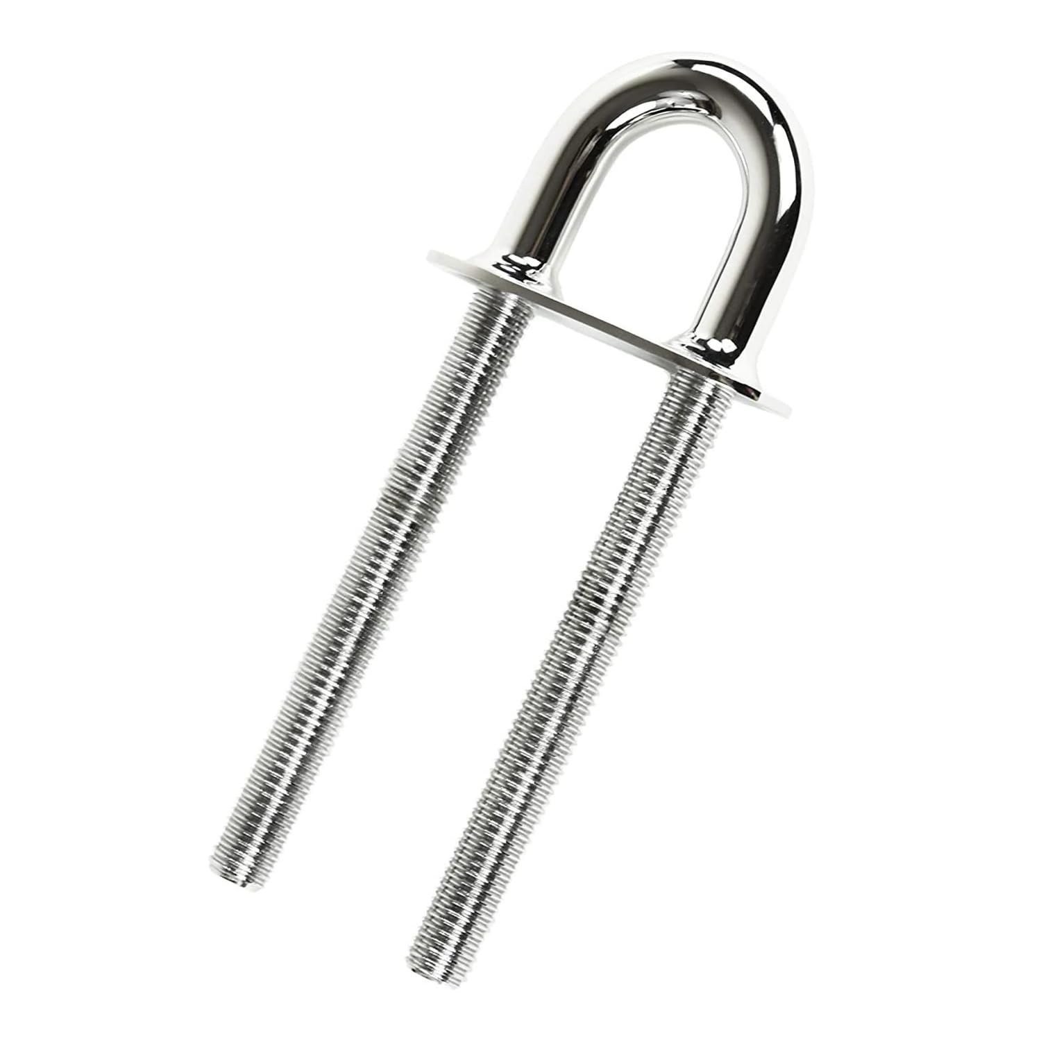 MARINE CITY 304 Grade Stainless Steel Welding Plate Bow Eye Tie Down U Bolt