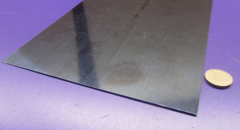 1095 Hard Blue Tempered Spring Steel Shim .030″ Thick x 8.00″ Wide x 24″ Long