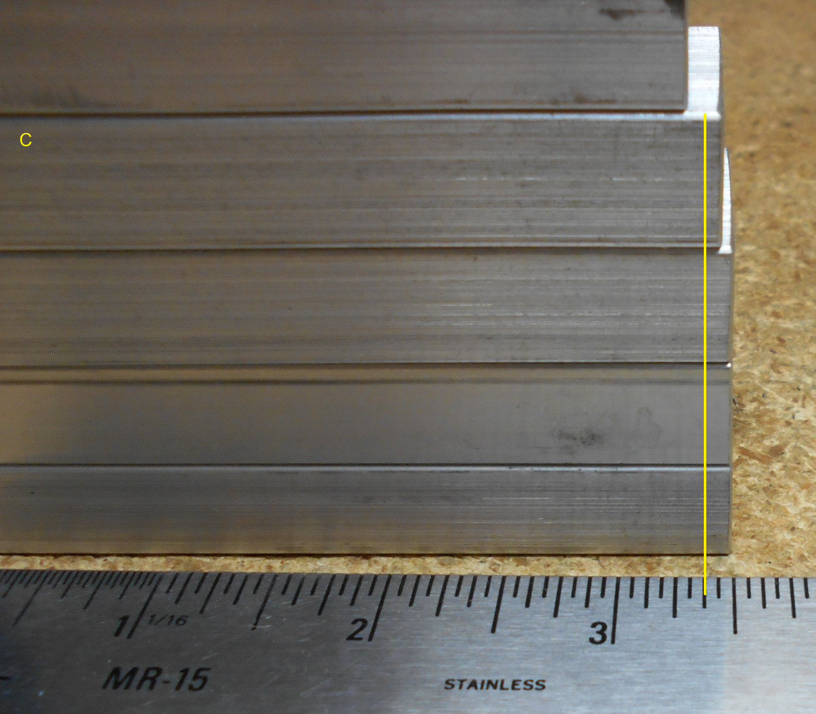 TWELVE (12) pcs Aluminum 6061 Bar stock 1/2 x 1″ x Lngth 3-1/8 to 3-5/8″-CUTOFFS