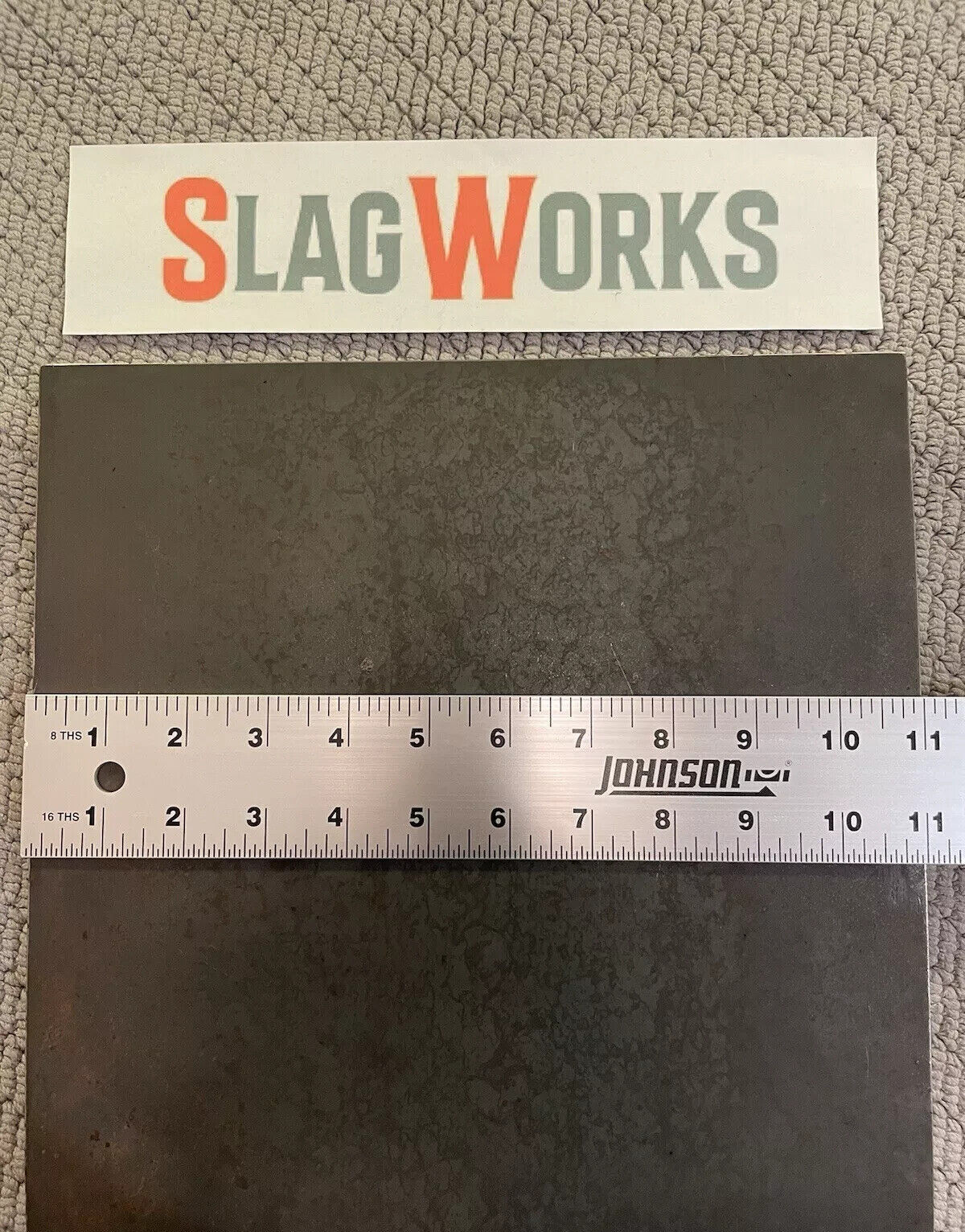 1/8x11x12 inch steel plate 11”x12” A36 Hot Roll Flat .125″ Thick