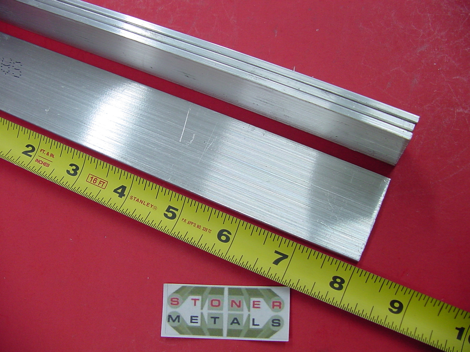4 Pieces 1/8″ X 1-1/2″ ALUMINUM 6061 FLAT BAR 8″ long Extruded Mill Stock