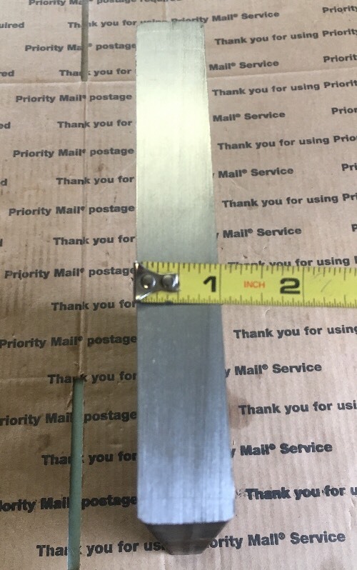 1 X 7 Flat Steel Bar Plate Blacksmith Bench Bracing Target Welding 12” Long