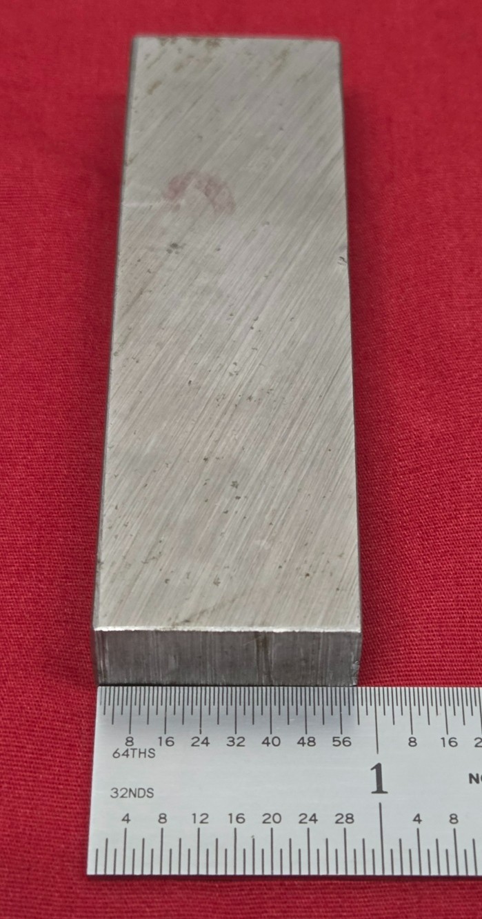 D2 Tool Steel Block Billet 3.18″ L x 0.95″ W x 0.41″ Thick – 5.48 Oz.
