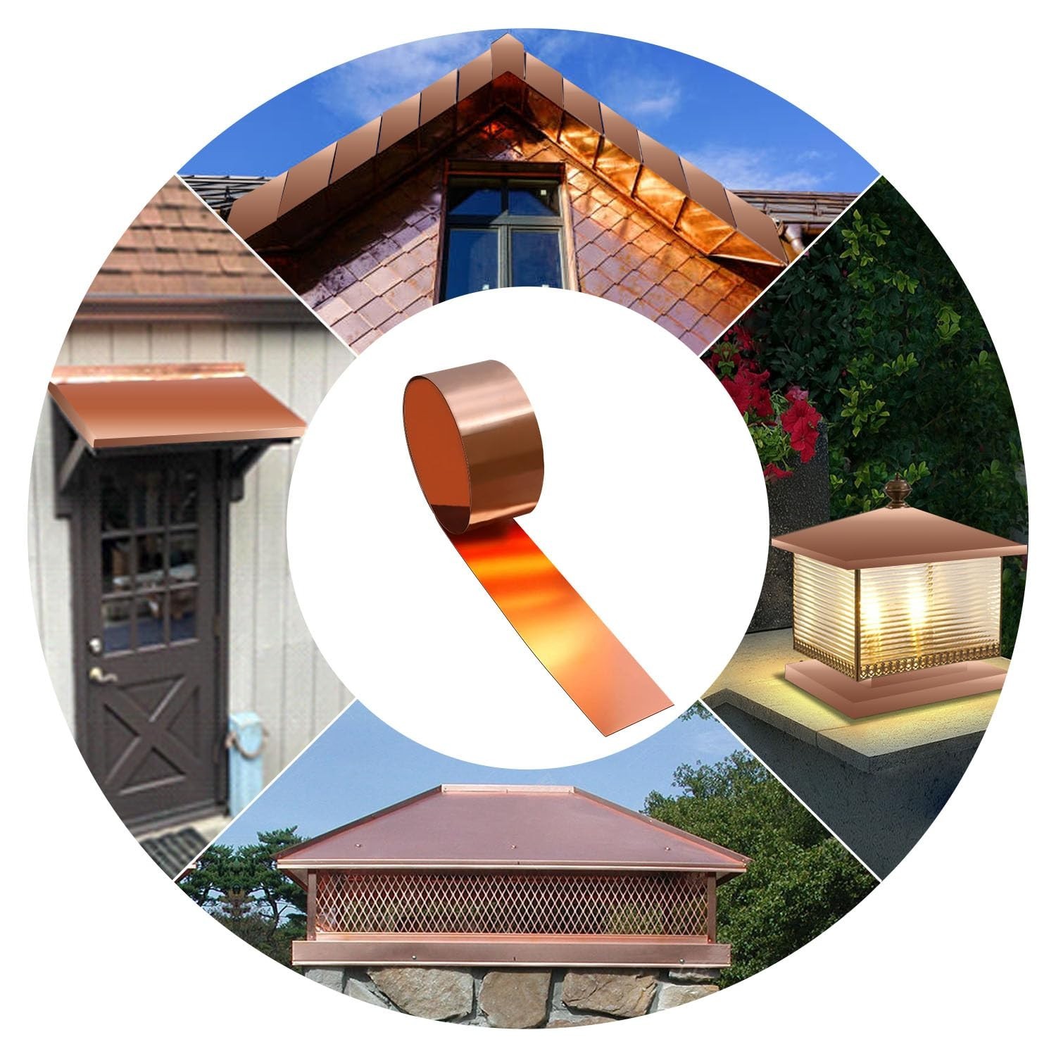 Versatile Copper Roll – Roofing, DIY Projects, Crafts