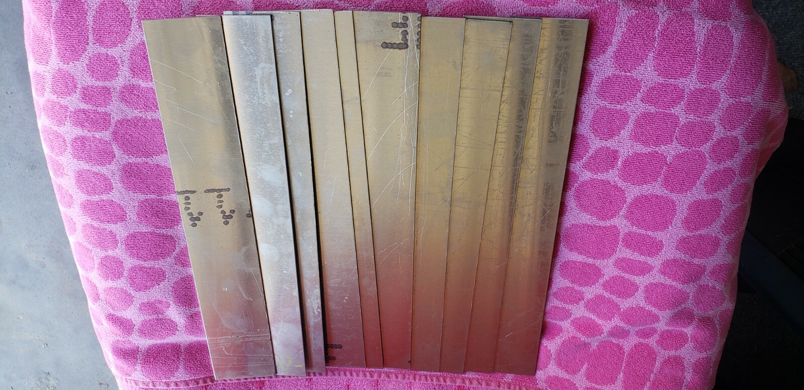 Metal Strips Aluminum 5052-H32 .060 Thk. 2.0″ x 12.0″ (10 pcs)