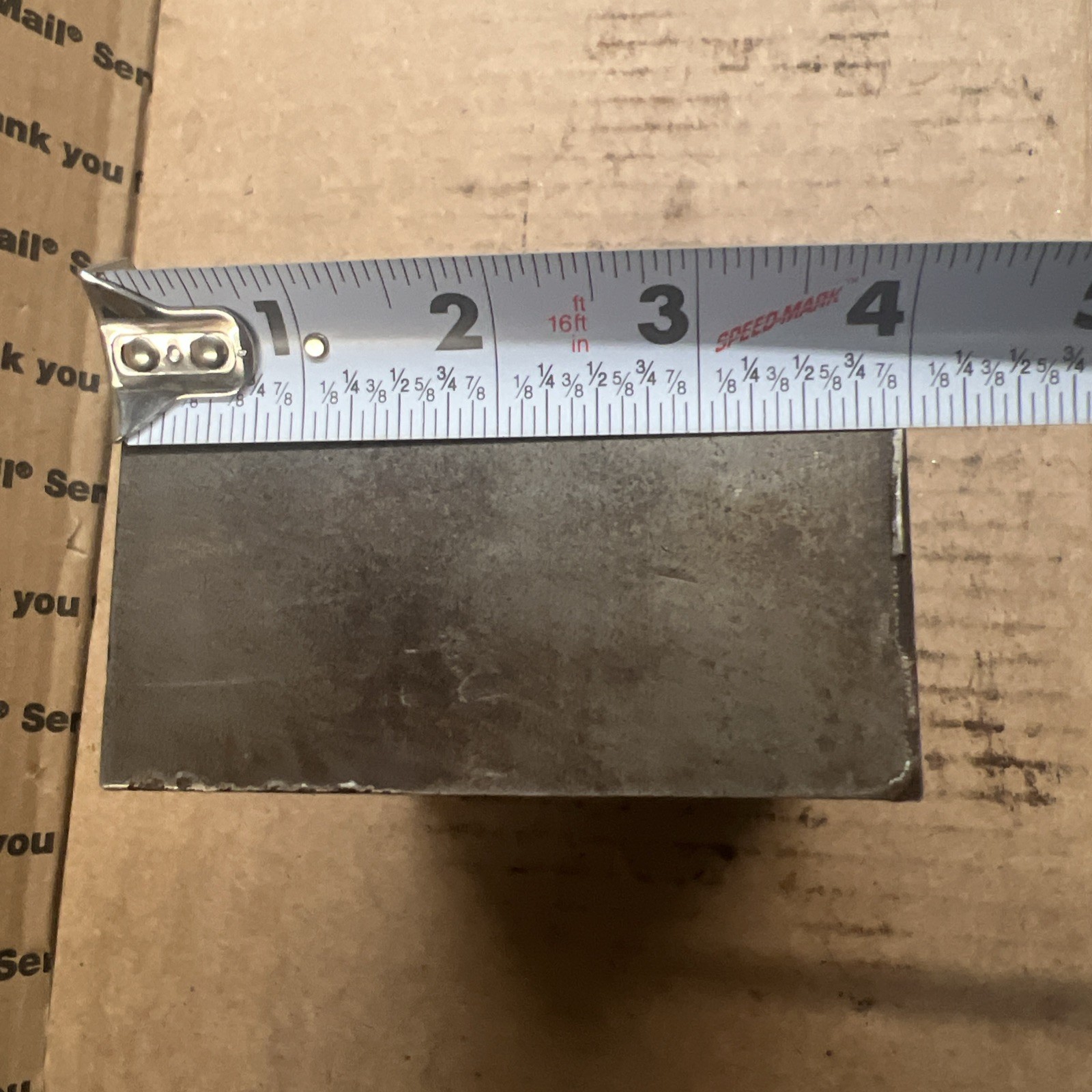 4 X 6 CR Flat Steel Bar 1018 Blacksmith Machining Smooth Surface 2 1/2″ Long