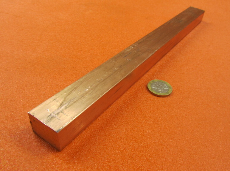 182 Copper Bar 3/4″ Thick x 1.0″ Wide x 1 Foot Length