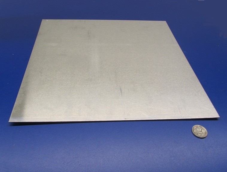 2024 Aluminum Sheet, T3, .032″ (1/32″) Thick x 12.0″ Width x 12.0″ Length