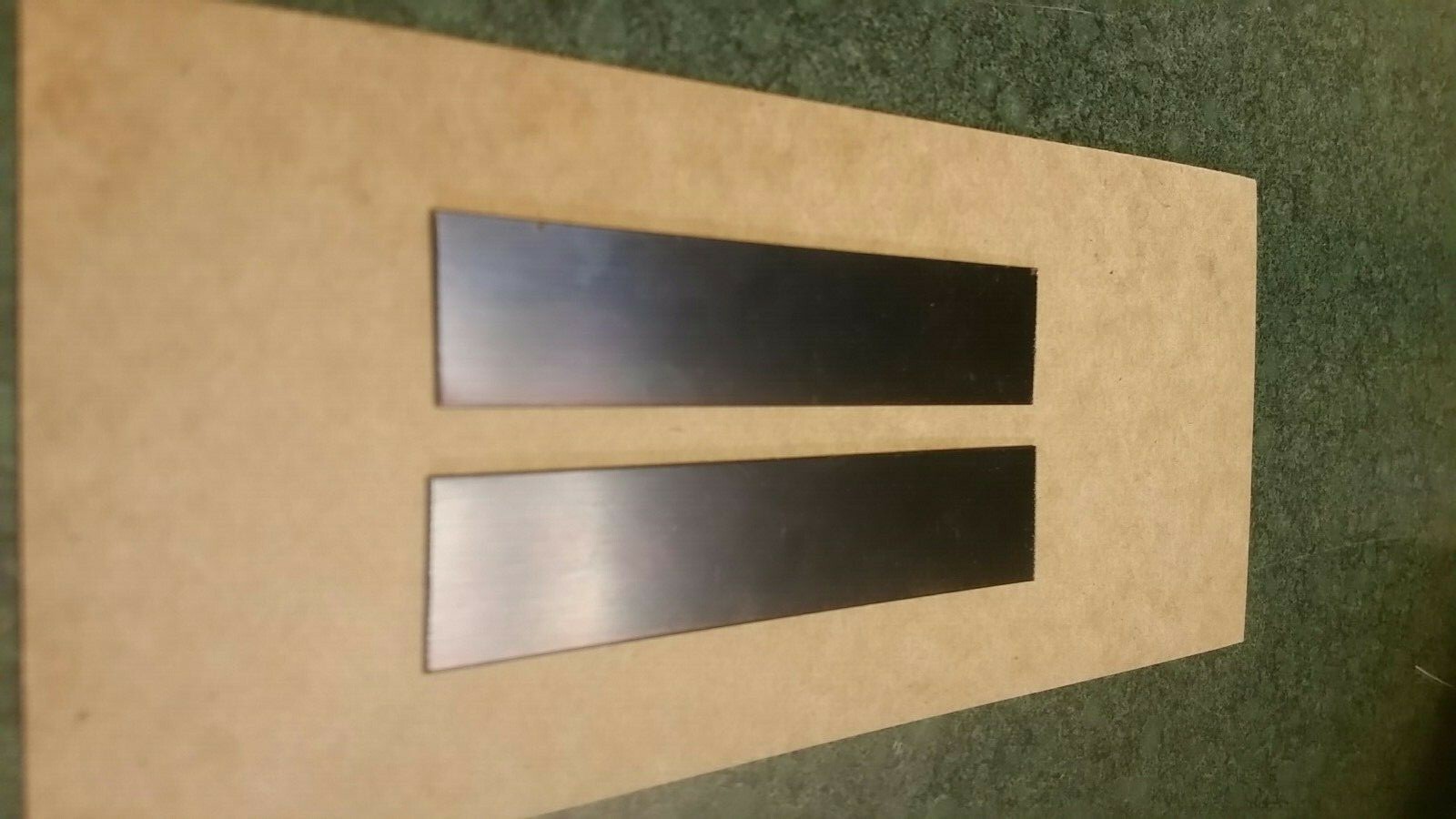 Blue Tempered spring steel 6 inch x 0.015″ thick x 3/in wide ONE piece lot