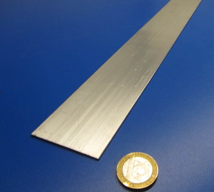 1100 Aluminum Bar Softened (O) .050″ Thick x 2.0″ Wide x 24″ Long, 3 Units