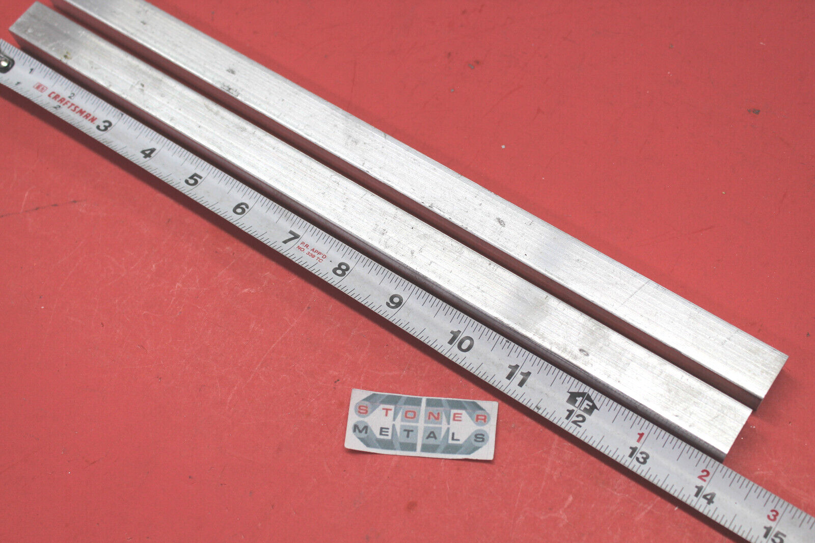 2 Pieces 5/8″ X 3/4″ ALUMINUM 6061 FLAT BAR 14″ long T6 Solid Extruded Stock New