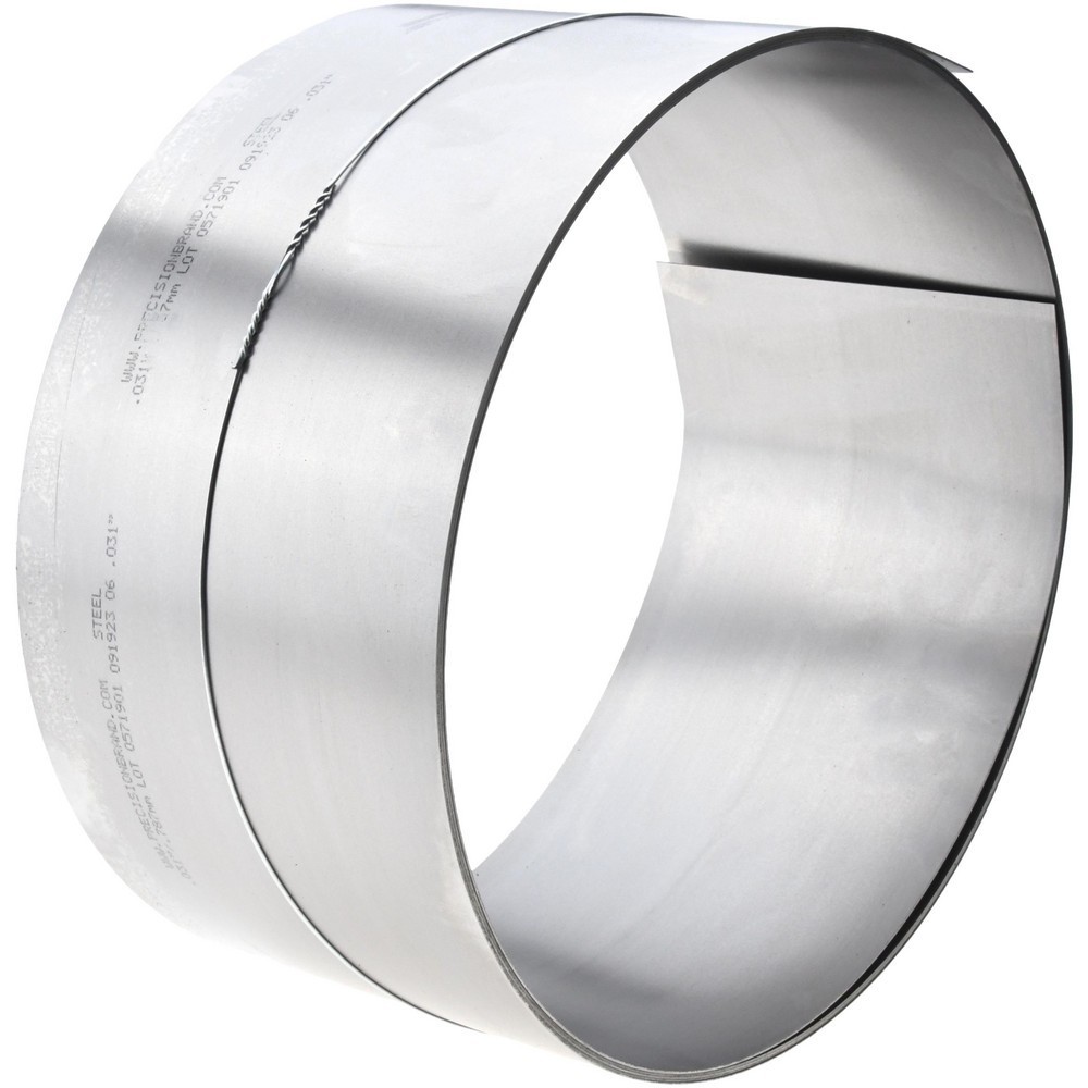 Precision Brand Metal Shim Stock: Roll, 0.0310" Thick, 180" Long, 6&qu