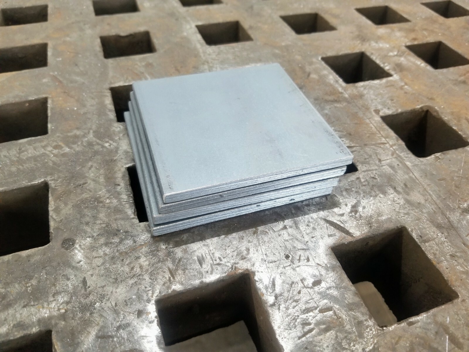 1/4″ Steel Plate 4″ x 4″ Flat Bar A36, 4 PIECES