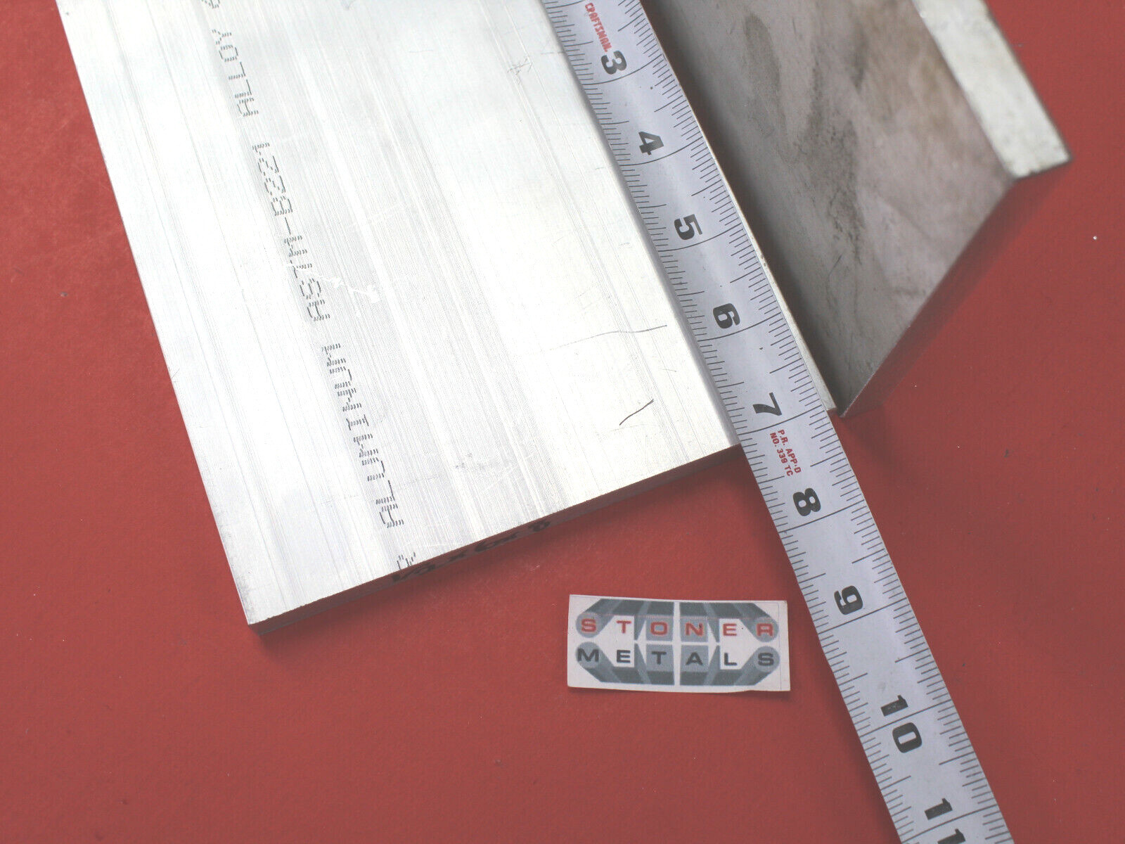 2 pieces 1/2″ X 6″ ALUMINUM 6061 FLAT BAR 7″ long Solid T651 Extruded Mill Stock