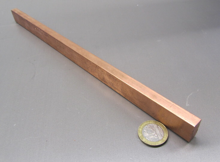 182 Copper Bar 3/8″ Thick x 3/4″ Wide x 1 Foot Length