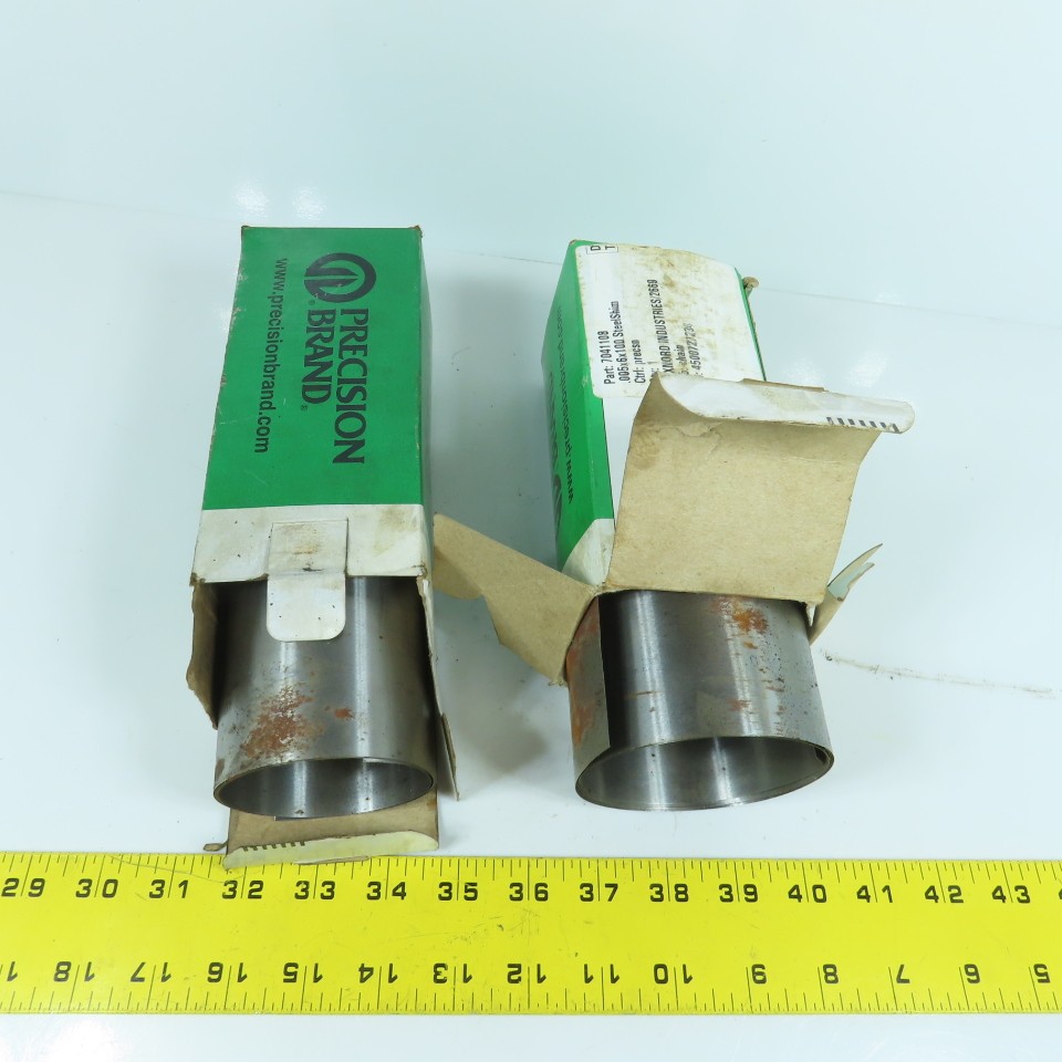 Precision Brand 16320 0.005″ Steel Shim 6″ x 100″ Lot Of 2