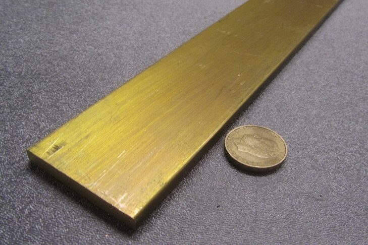 360 Brass Flat Bar 1/4″ Thick x 2.0″ Wide x 60.0″ Length