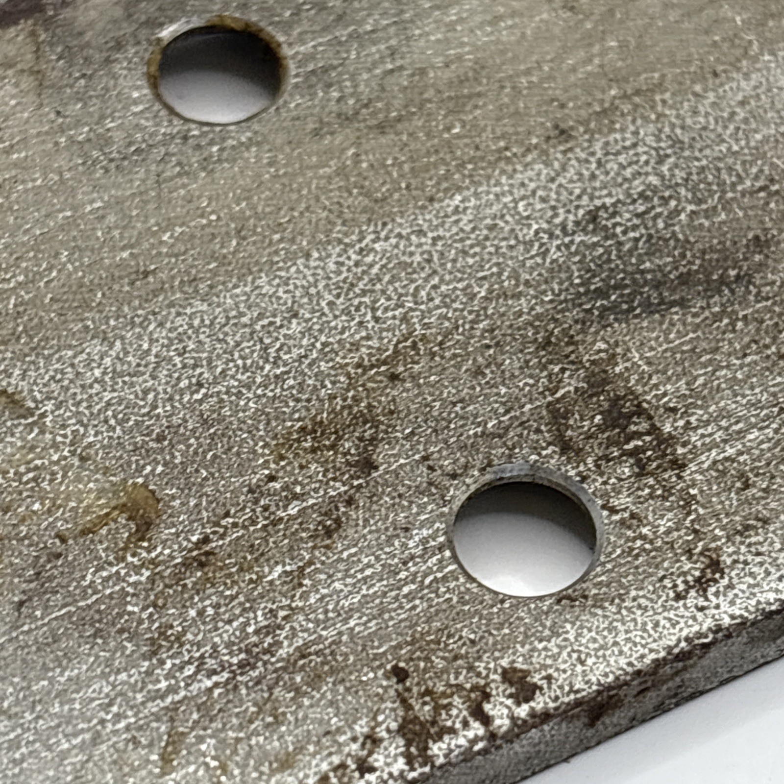 304/304L Stainless Steel 17.5 Inch x 2 Inch x 1/4 Inch Bars With Holes Lot Of 4