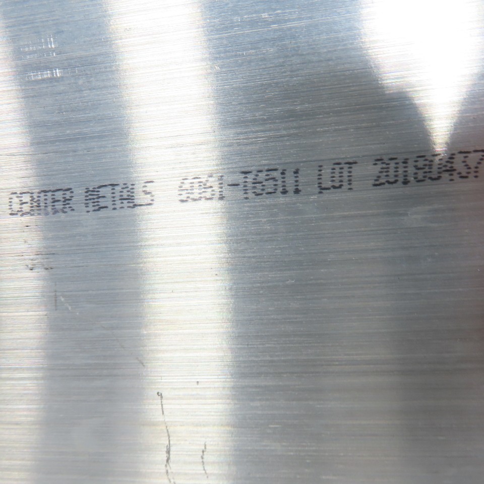 5/16″ x 6″ Solid Aluminum 6061 Flat Stock 144″ Length