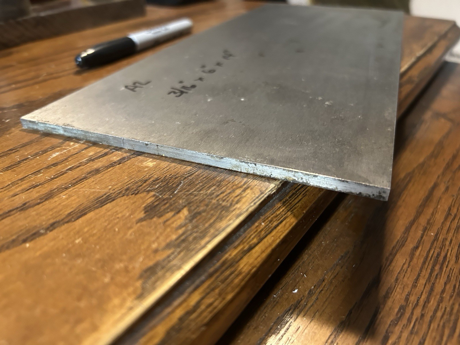 A2 Tool Steel, 3/16” x 6” x 14″, Flat Bar, Machine Stock