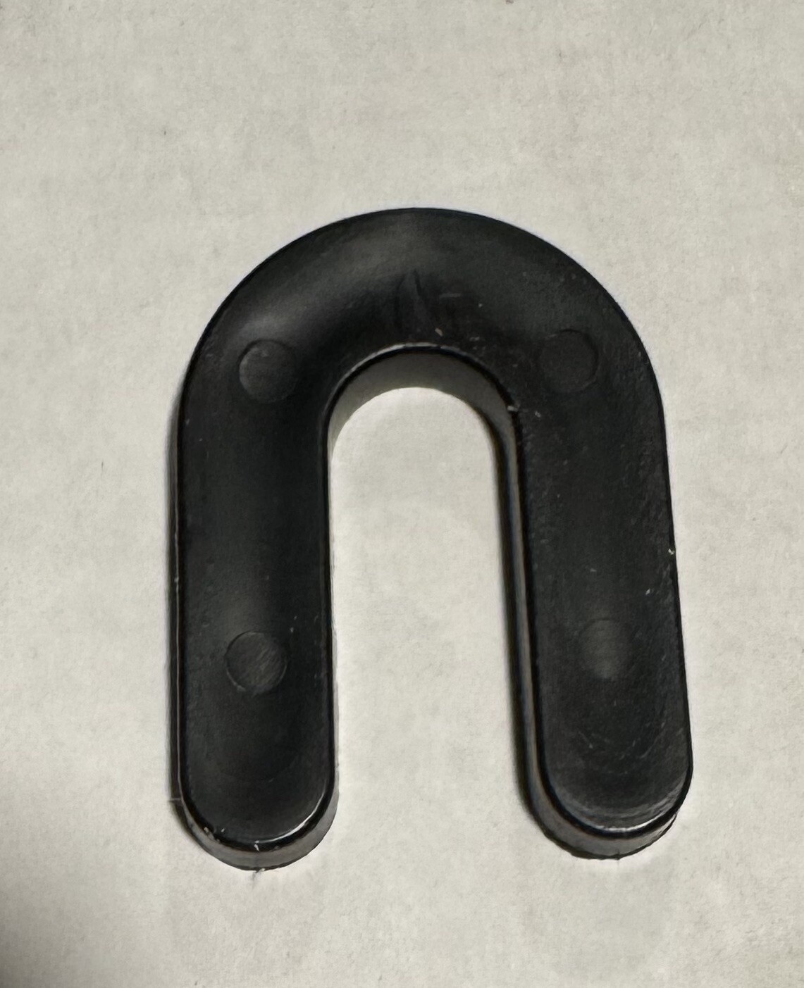 Black 1/4″ x 2″ Plastic Horseshoe Shims Pack of 50