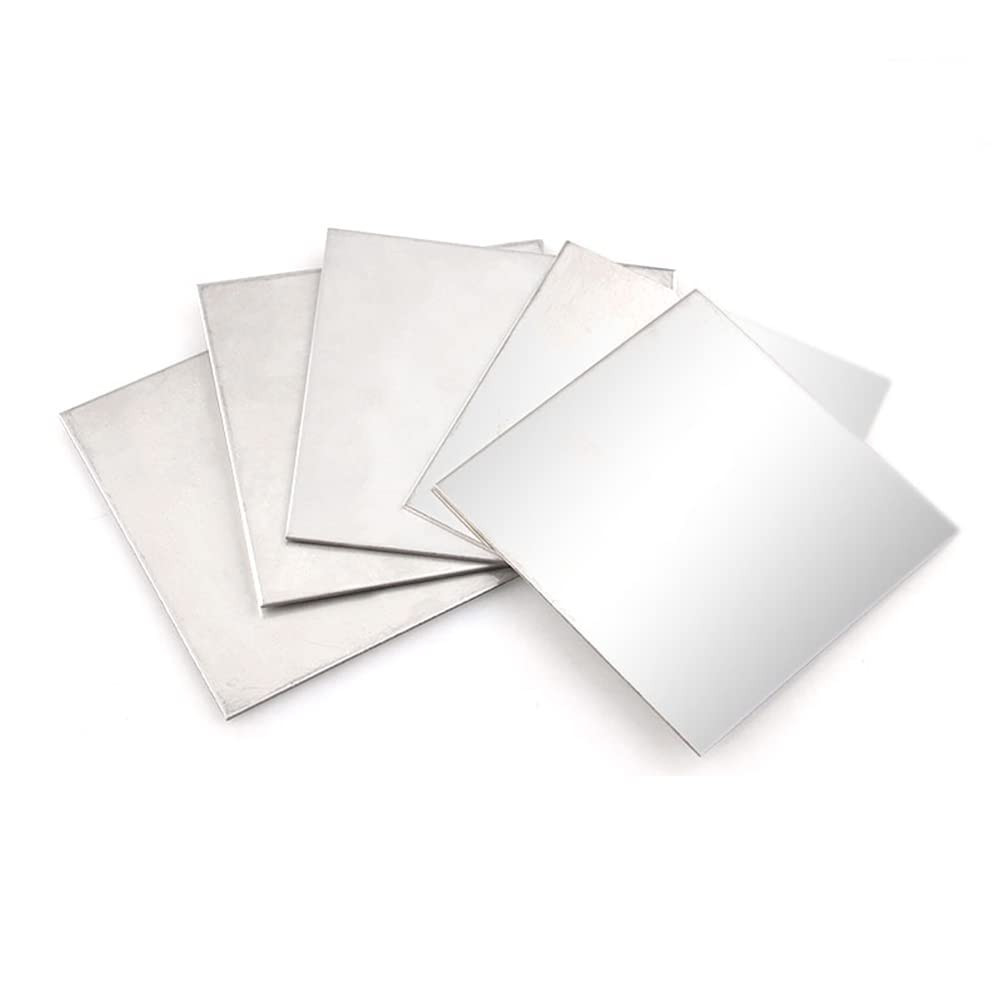 304 Stainless Steel Sheet, Metal Sheet for Crafting, Brushed Finish Flat Sheets