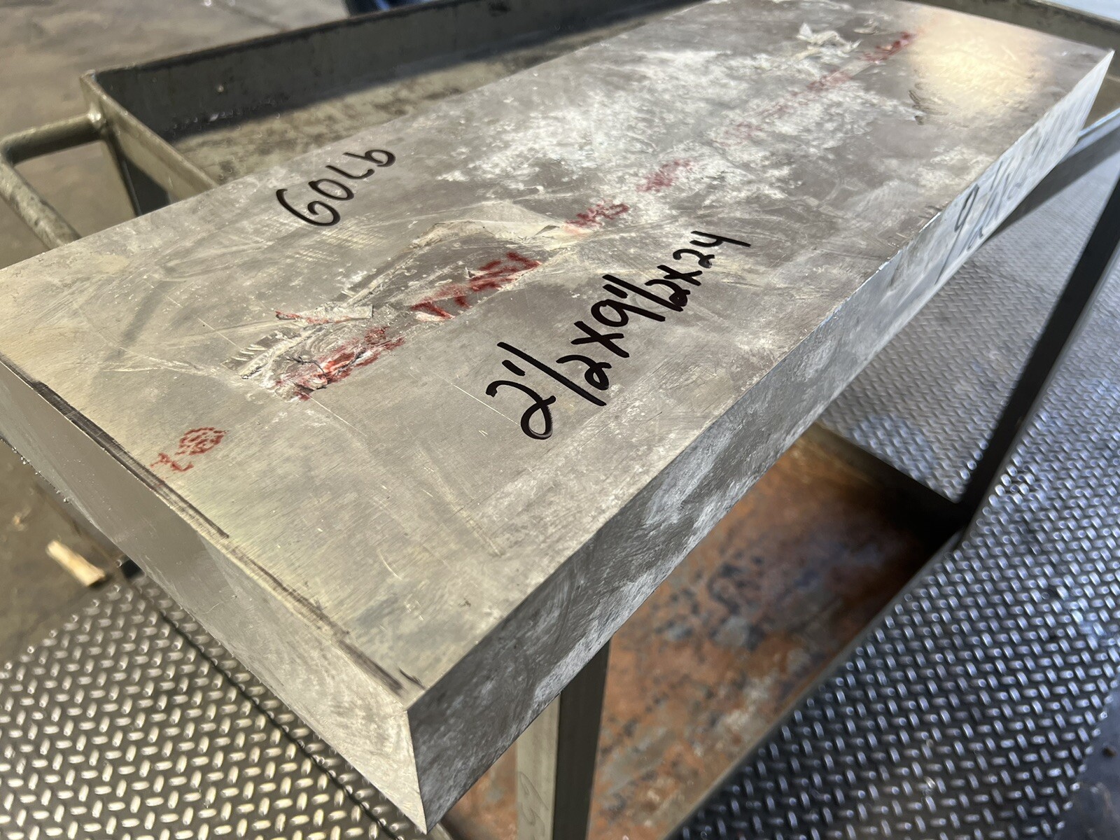 Aluminum 7050 T7451 Plate 2.5″ x 9.5″ x 24″