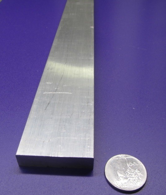 2024 T651 Aluminum Bar, 1/2″ (.500″) Thick x 2.0″ Wide x 12″ Length