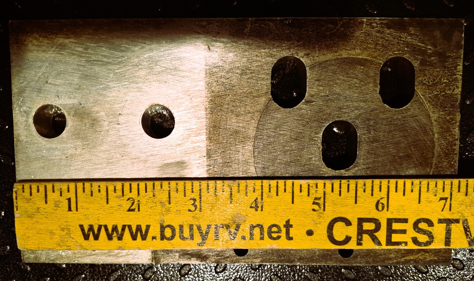 Scrap Copper Bar 7″x4″x.5″ from High Voltage transfer switch 5 lb bullion