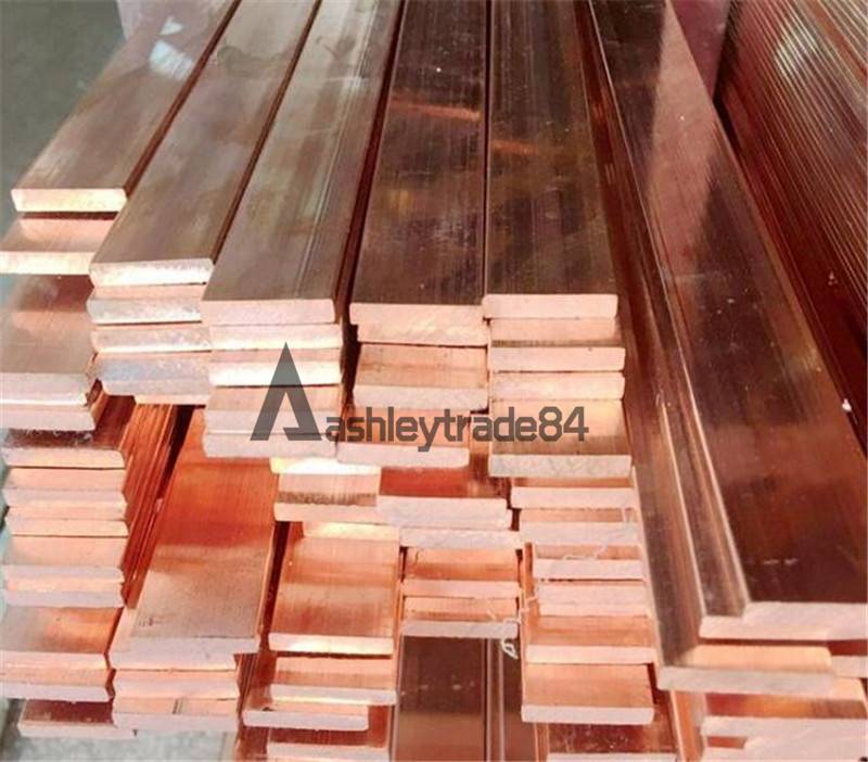 1pcs 99% Copper T2 Cu Metal Flat Bar Plate 3mm x 40mm x 500mm