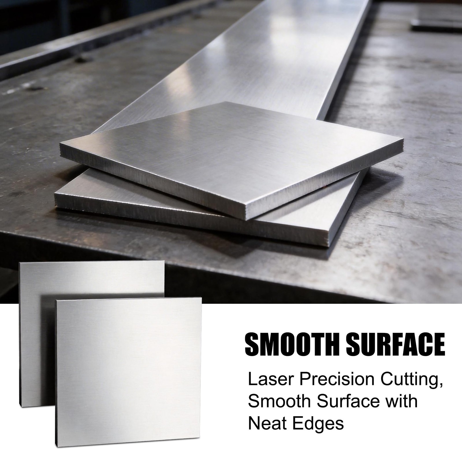 Aluminum Sheet Metal 4 PCS 12 x 12 Inch Thickness Metal Plate Covered with Pr…