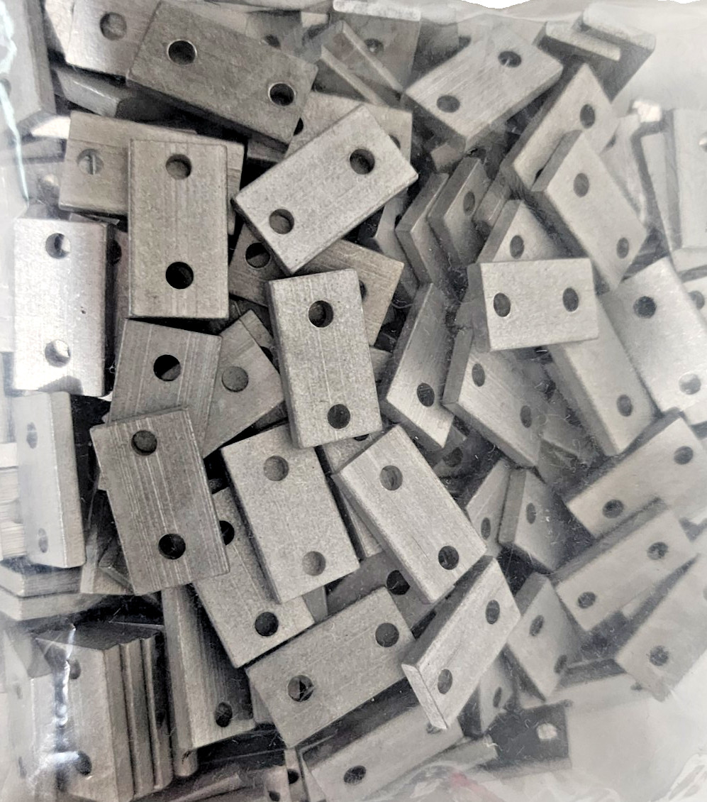 (QTY: 200) EM-J 61641-1, 61641 Aluminum Flat Bar REV. B, L7/8”x 1/2”x 1/8”